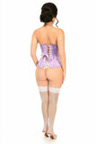 Daisy Corsets Lavish Lavender Sheer Lace Underwire Open Cup Underbust Corset - Daisy Corsets