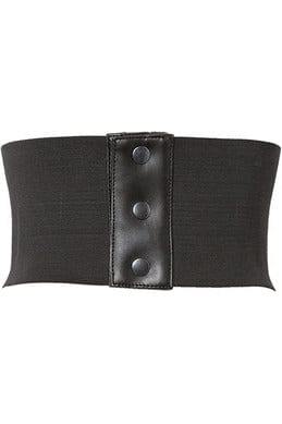 Daisy Corsets Lavish Black Brocade Corset Belt Cincher - Daisy Corsets