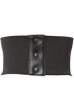 Daisy Corsets Lavish Black Brocade Corset Belt Cincher - Daisy Corsets