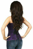 Daisy Corsets Lavish Dark Purple Lace Overbust Corset w/Zipper - Daisy Corsets - Flyclothing LLC