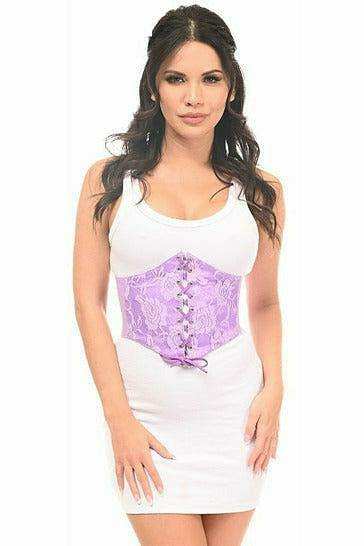 Daisy Corsets Lavish Lt Purple Lace Corset Belt Cincher - Daisy Corsets - Flyclothing LLC