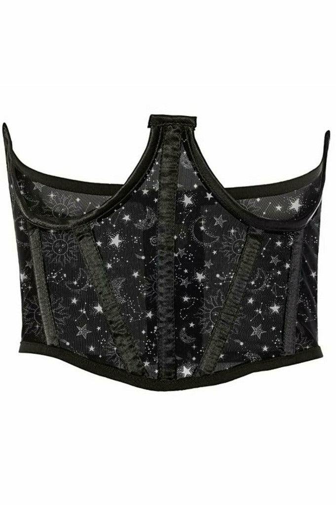 Daisy Corsets Lavish Celestial Mesh Open Cup Waist Cincher - Daisy Corsets
