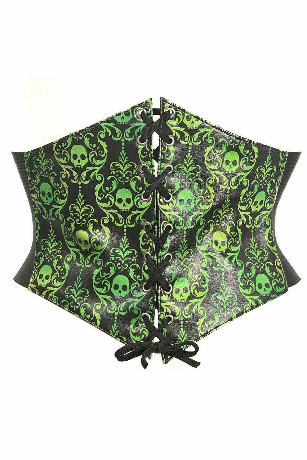 Daisy Corsets Lavish Green Gothic Lace-Up Corset Belt Cincher - Daisy Corsets