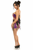 Daisy Corsets Lavish 2 PC Rainbow Gold Holo Bustier & Skirt Set - Daisy Corsets