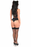 Daisy Corsets Lavish Celestial Print Mesh Underwire Cincher w/Built In Halter Top - Daisy Corsets