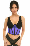 Daisy Corsets Lavish Neon Blue Mesh Open Cup Waist Cincher - Daisy Corsets