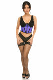 Daisy Corsets Lavish Neon Blue Mesh Open Cup Waist Cincher - Daisy Corsets
