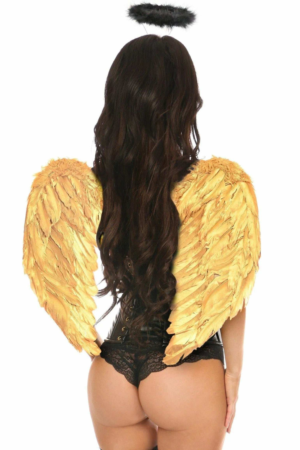 Daisy Corsets Lavish 3 PC Gothic Angel Corset Costume - Daisy Corsets - Flyclothing LLC