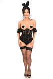 Lavish 3 PC Daring Lace Bunny Corset Costume - Daisy Corsets