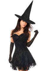 Daisy Corsets Lavish 3 PC Sultry Witch Corset Dress Costume - Daisy Corsets