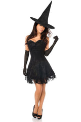 Daisy Corsets Lavish 3 PC Sultry Witch Corset Dress Costume - Daisy Corsets