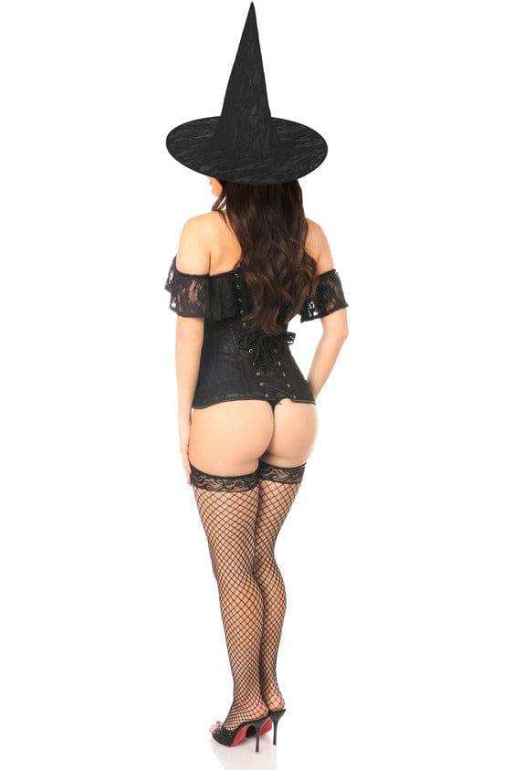 Daisy Corsets Lavish 3 PC Premium Lace Witch Corset Costume - Daisy Corsets - Flyclothing LLC