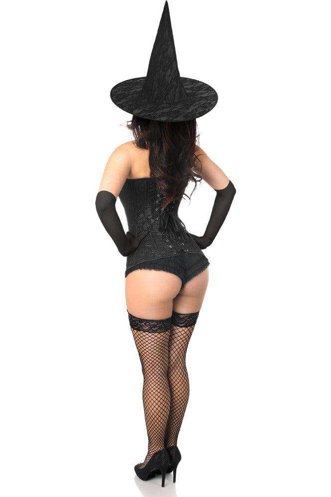 Daisy Corsets Lavish 3 PC Midnight Witch Corset Costume - Daisy Corsets - Flyclothing LLC