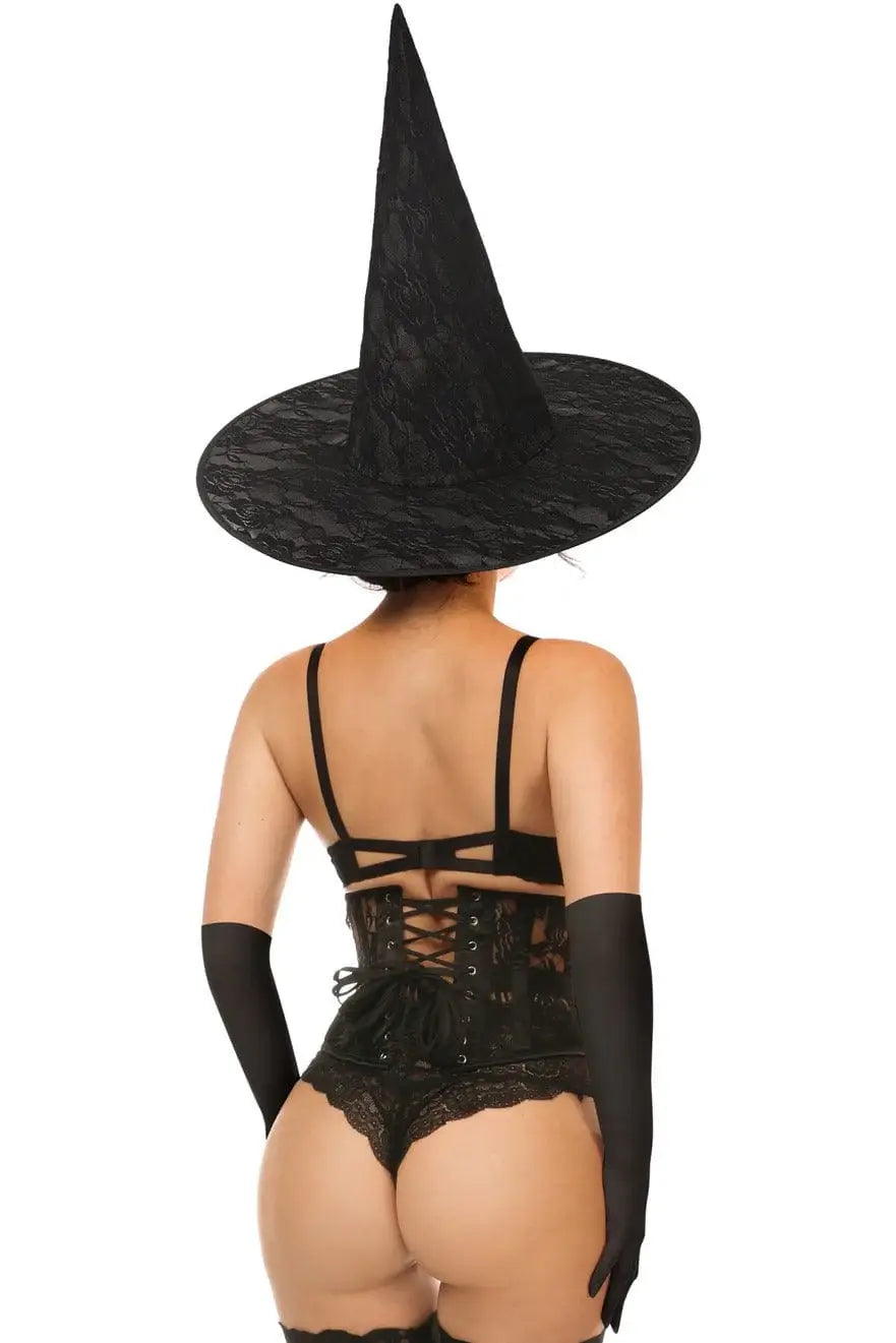 Daisy Corsets Lavish 3 PC Daring Witch Corset Costume - Daisy Corsets - Flyclothing LLC