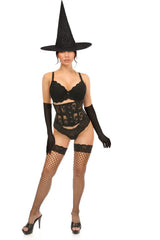 Daisy Corsets Lavish 3 PC Daring Witch Corset Costume - Daisy Corsets - Flyclothing LLC