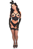 Daisy Corsets Lavish 4 PC Daring Bunny Corset Costume - Daisy Corsets