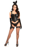 Daisy Corsets Lavish 4 PC Faux Leather Bunny Corset Costume - Daisy Corsets