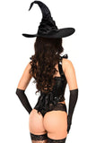 Daisy Corsets Lavish 3 PC Vinyl Witch Corset Costume - Daisy Corsets