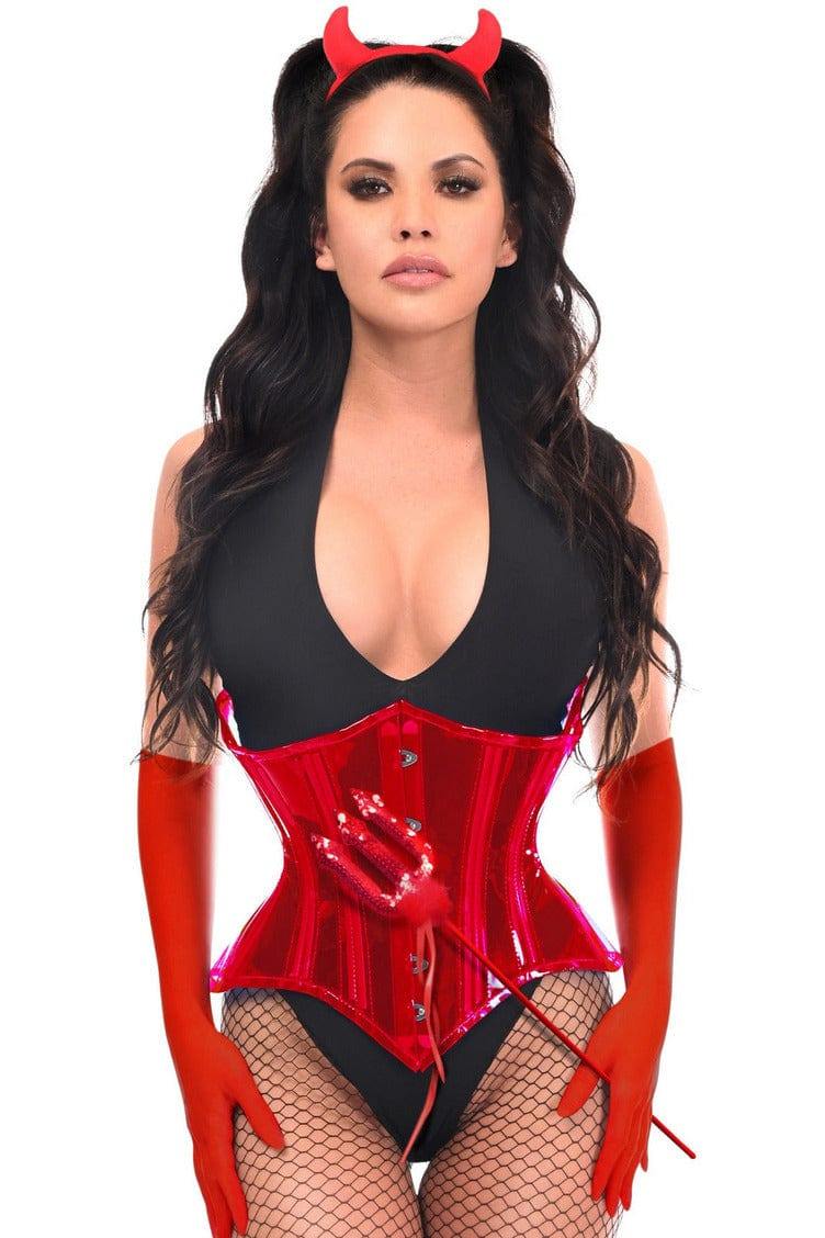 Daisy Corsets Lavish 4 PC Red Festival Devil Corset Costume - Daisy Corsets