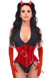 Daisy Corsets Lavish 4 PC Red Festival Devil Corset Costume - Daisy Corsets