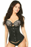 Daisy Corsets Lavish Black Brocade Underbust Corset - Daisy Corsets