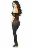 Daisy Corsets Lavish Red Lace Off-The-Shoulder Corset - Daisy Corsets - Flyclothing LLC