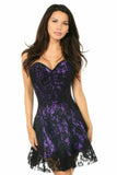 Daisy Corsets Lavish Purple Lace Corset Dress - Daisy Corsets