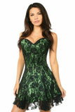 Daisy Corsets Lavish Green Lace Corset Dress - Daisy Corsets