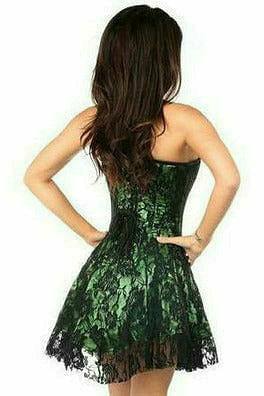 Daisy Corsets Lavish Green Lace Corset Dress - Daisy Corsets