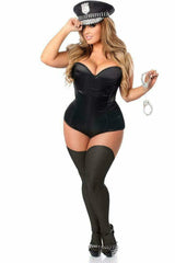 Daisy Corsets Lavish 3 PC Rhinestone Cop Costume - Daisy Corsets - Flyclothing LLC