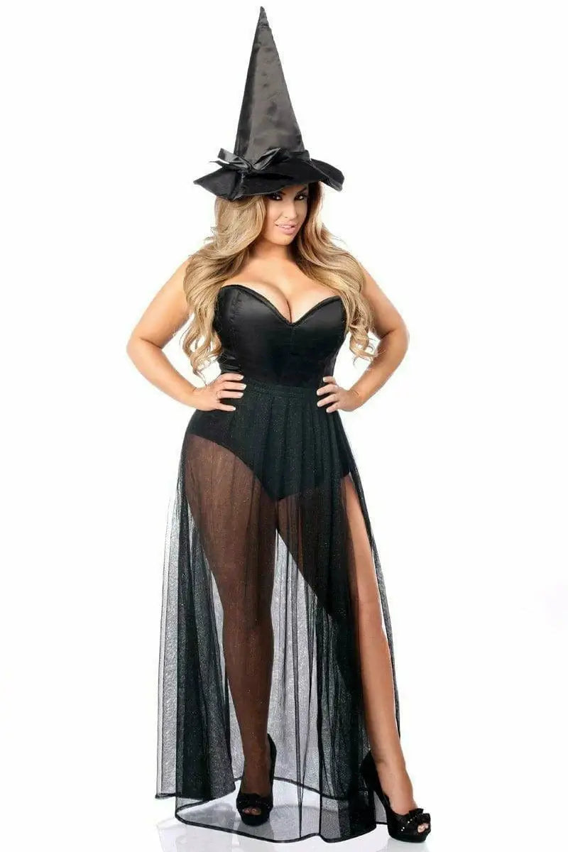 Daisy Corsets Lavish 3 PC Evil Witch Corset Costume - Daisy Corsets - Flyclothing LLC