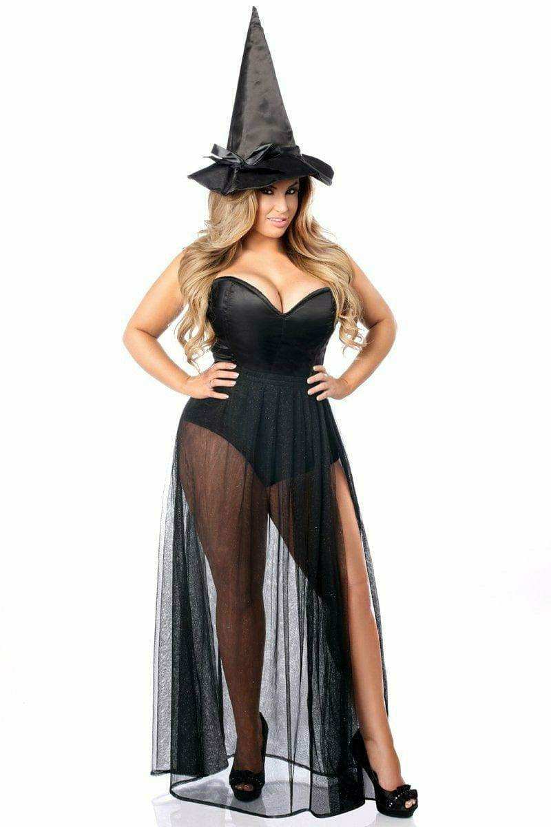 Daisy Corsets Lavish 3 PC Evil Witch Corset Costume - Daisy Corsets - Flyclothing LLC