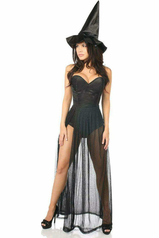Daisy Corsets Lavish 3 PC Evil Witch Corset Costume - Daisy Corsets - Flyclothing LLC