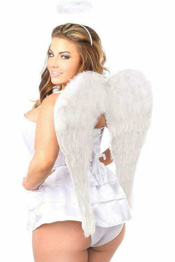 Daisy Corsets Lavish 4 PC Angelic Corset Costume - Daisy Corsets - Flyclothing LLC