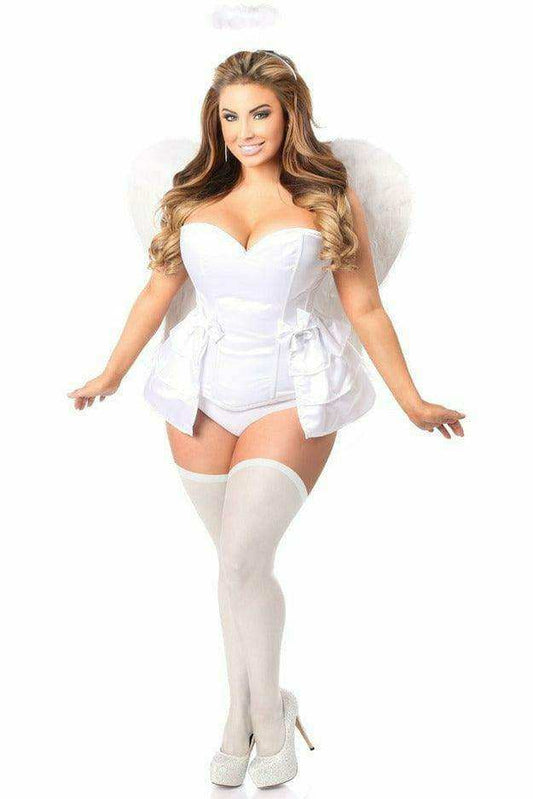 Daisy Corsets Lavish 4 PC Angelic Corset Costume - Daisy Corsets - Flyclothing LLC
