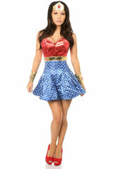 Daisy Corsets Lavish 3 PC Superhero Corset Dress Costume - Daisy Corsets