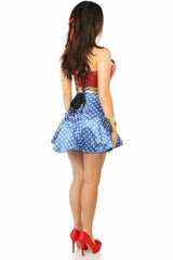 Daisy Corsets Lavish 3 PC Superhero Corset Dress Costume - Daisy Corsets