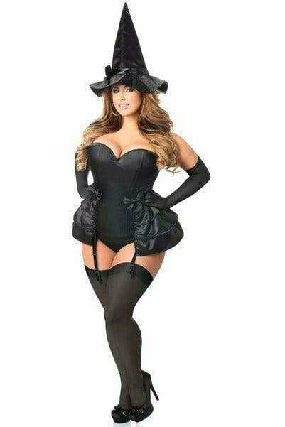 Daisy Corsets Lavish 4 PC Midnight Witch Corset Costume - Daisy Corsets - Flyclothing LLC