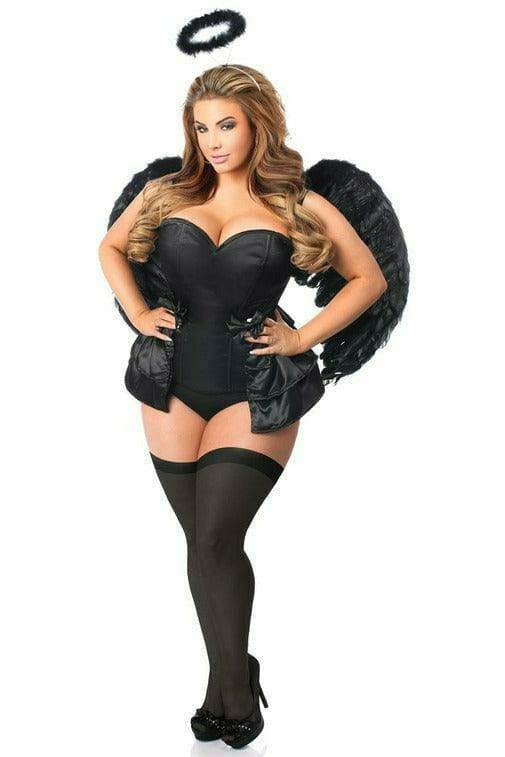 Daisy Corsets Lavish 4 PC Angel of Darkness Corset Costume - Daisy Corsets