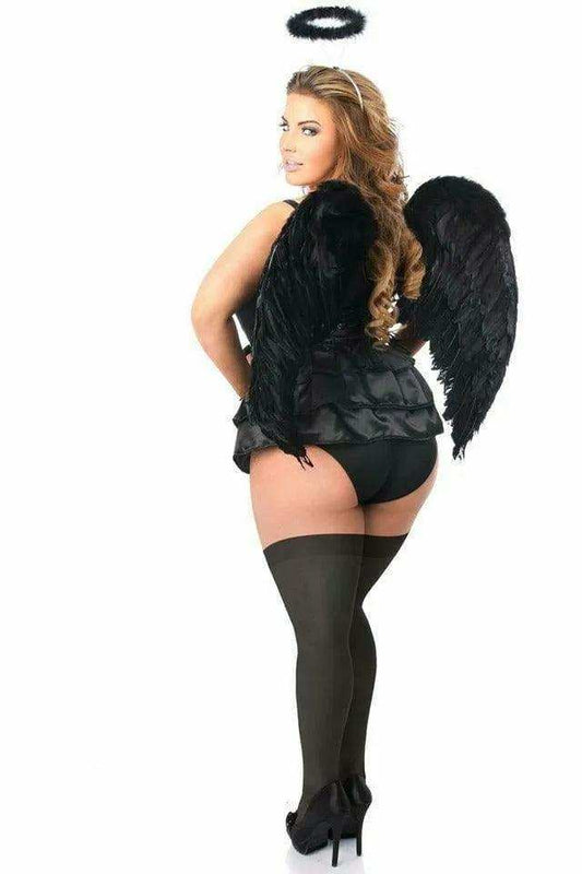Daisy Corsets Lavish 4 PC Angel of Darkness Corset Costume - Daisy Corsets - Flyclothing LLC