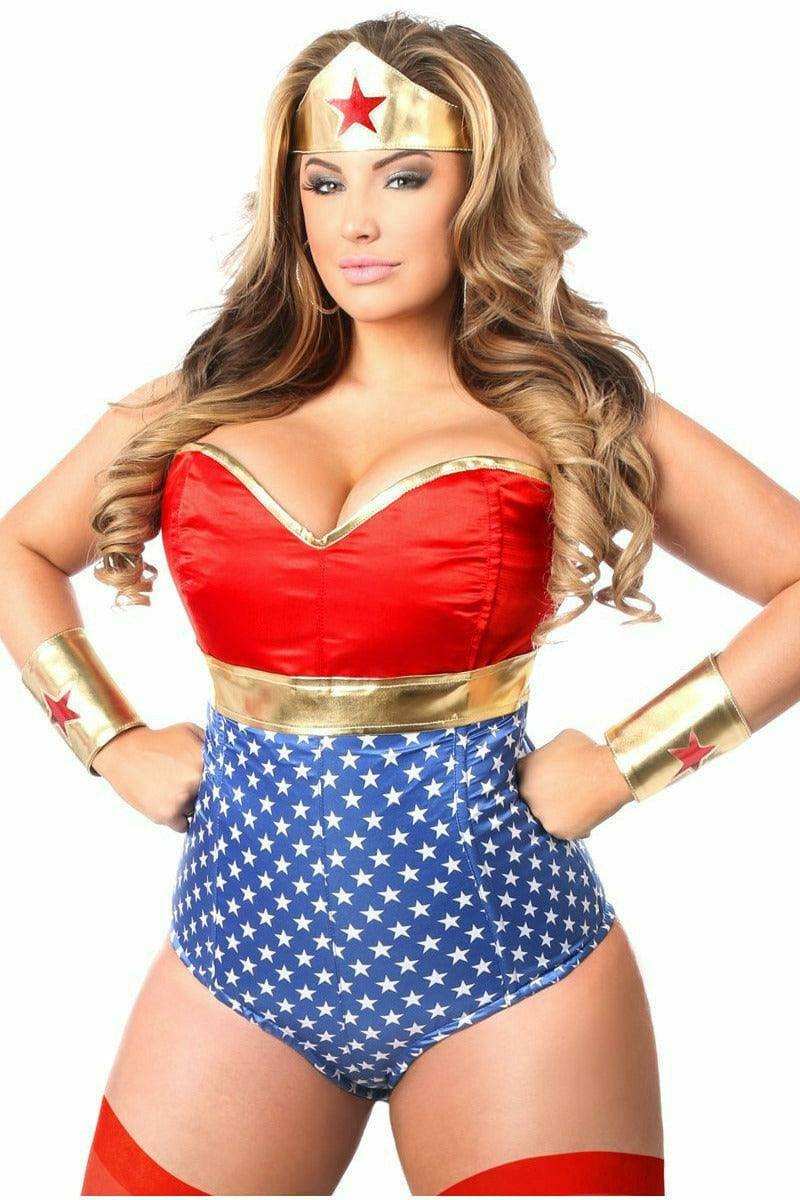 Daisy Corsets Lavish 3 PC Sexy Superhero Costume - Daisy Corsets - Flyclothing LLC