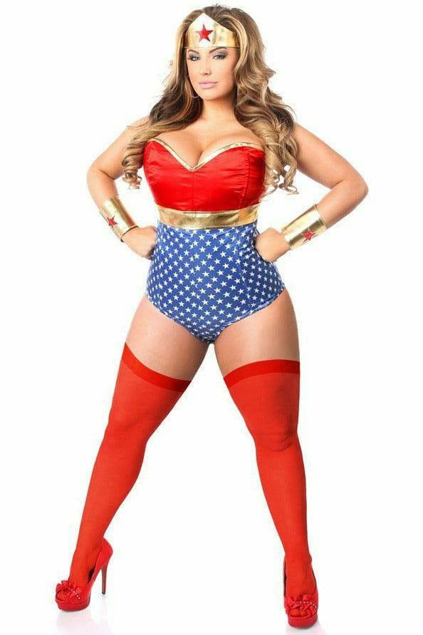 Daisy Corsets Lavish 3 PC Sexy Superhero Costume - Daisy Corsets