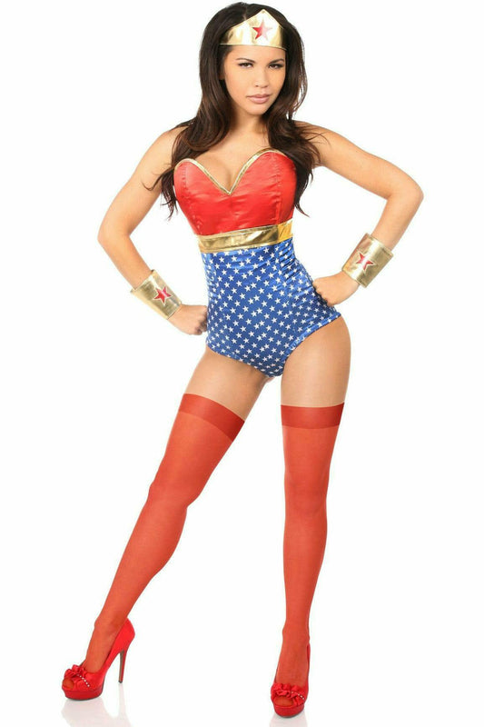 Daisy Corsets Lavish 3 PC Sexy Superhero Costume - Daisy Corsets
