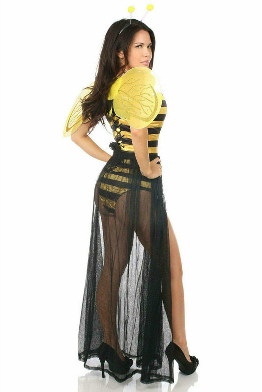 Daisy Corsets Lavish 4 PC Sexy Bumblebee Corset Costume - Daisy Corsets - Flyclothing LLC