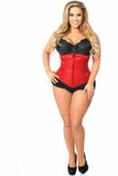 Daisy Corsets Lavish Red Underbust Zipper Corset - Daisy Corsets