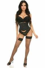 Daisy Corsets Lavish Pinstripe Mini Cincher - Daisy Corsets - Flyclothing LLC