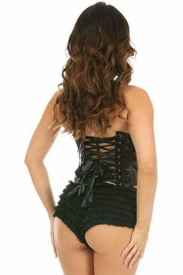 Daisy Corsets Lavish Faux Leather Underwire Bustier - Daisy Corsets - Flyclothing LLC