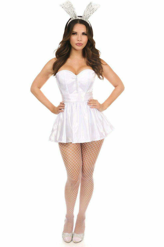 Daisy Corsets Lavish 3 PC Sexy Bunny Corset Costume - Daisy Corsets - Flyclothing LLC