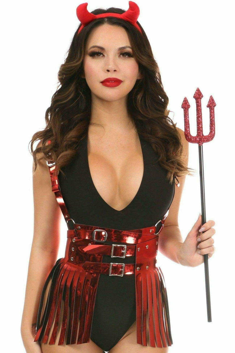 Daisy Corsets Lavish 4 PC Sexy Devil Costume - Daisy Corsets - Flyclothing LLC