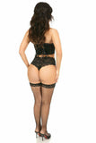 Daisy Corsets Lavish Black Patent Short Bustier Top - Daisy Corsets